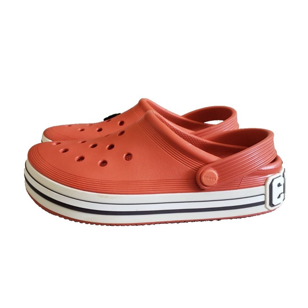 Crocs Off Court Logo Clog Tomato Red Men’s Size 5 / Women’s Size 7
